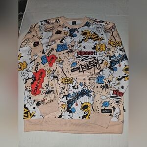 Screenshot Crew Neck Animation Crew Neck Fleece Sweatshirt Sz XL